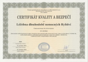 Certidikát kvality a bezpečí